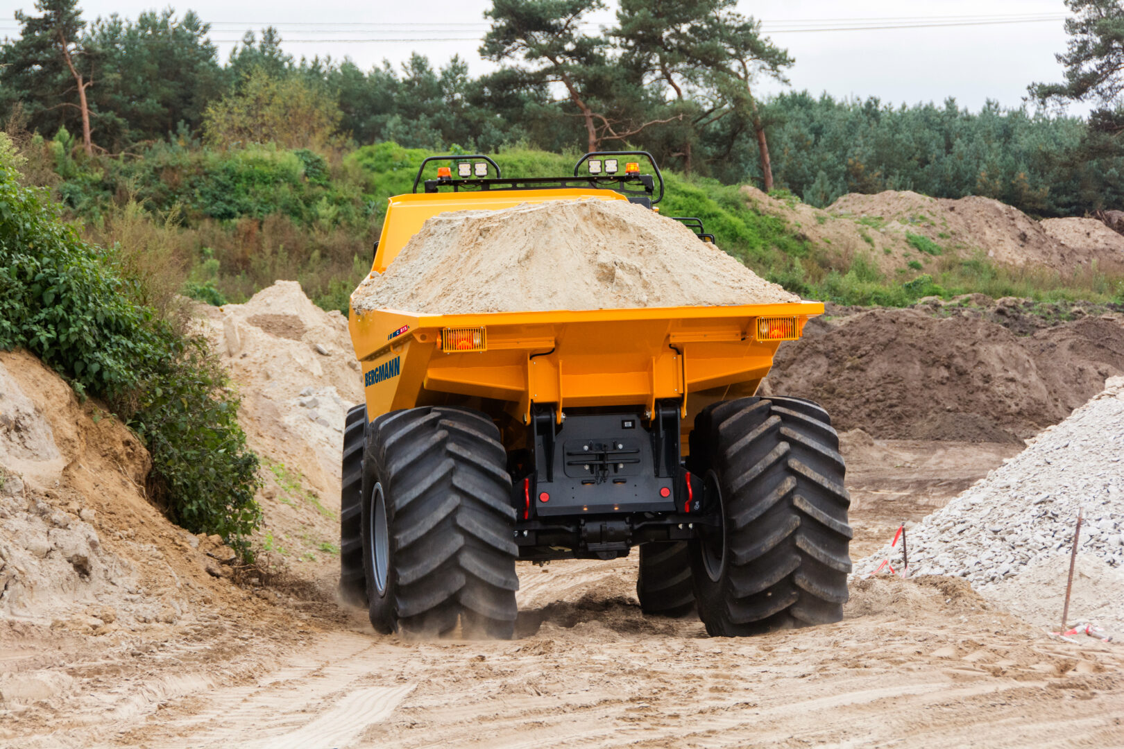 The Bergmann 815 Dump Truck With Low Ground Pressure Tires